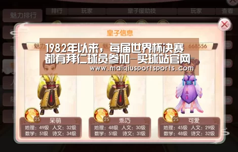 1982年以来,每届世界杯决赛都有拜仁球员参加-买球站官网(图2) 买球站