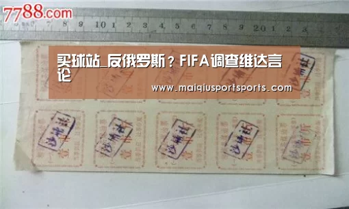 买球站_反俄罗斯?FIFA调查维达言论(图4) 买球站官网